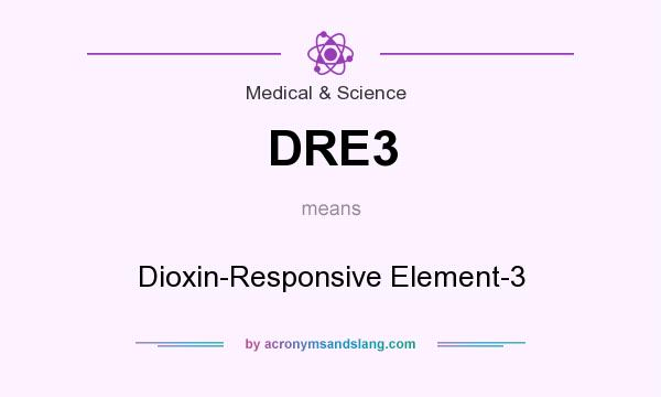 What does DRE3 mean? It stands for Dioxin-Responsive Element-3