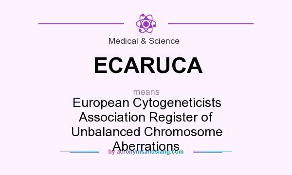 What does ECARUCA mean? It stands for European Cytogeneticists Association Register of Unbalanced Chromosome Aberrations