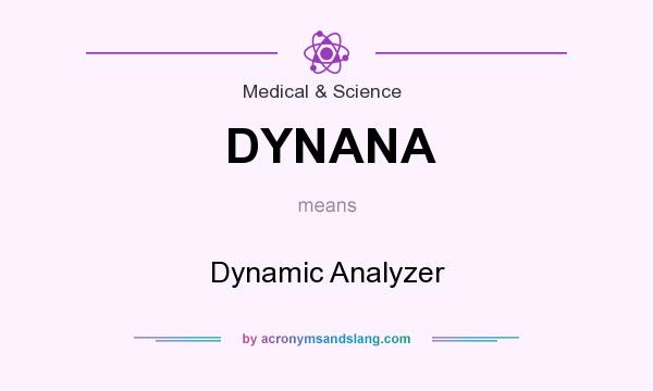 What does DYNANA mean? It stands for Dynamic Analyzer