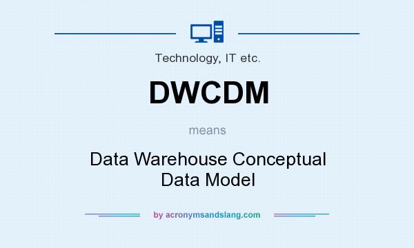 What does DWCDM mean? It stands for Data Warehouse Conceptual Data Model