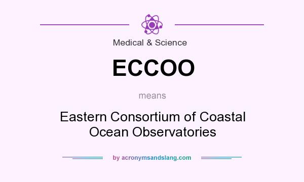 What does ECCOO mean? It stands for Eastern Consortium of Coastal Ocean Observatories