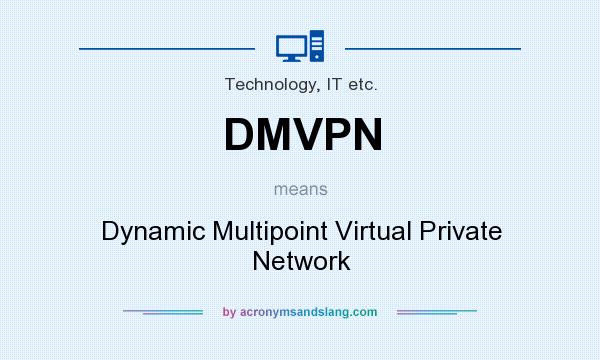What does DMVPN mean? It stands for Dynamic Multipoint Virtual Private Network