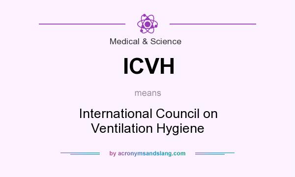 What does ICVH mean? It stands for International Council on Ventilation Hygiene