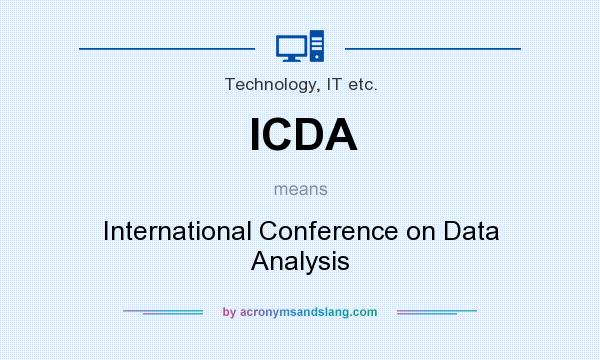 What does ICDA mean? It stands for International Conference on Data Analysis