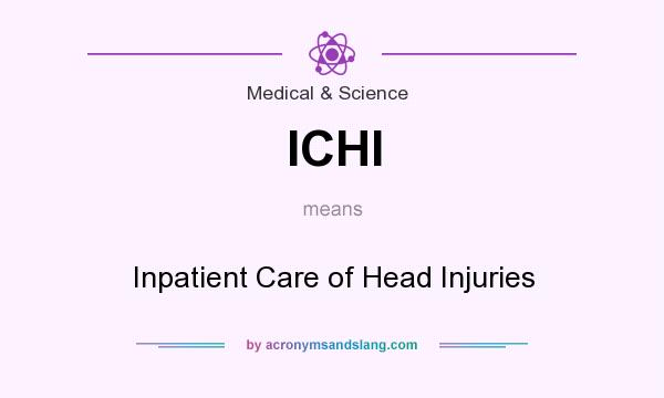 What does ICHI mean? It stands for Inpatient Care of Head Injuries