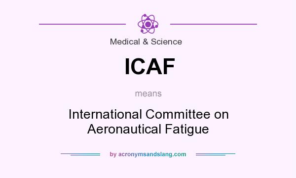 What does ICAF mean? It stands for International Committee on Aeronautical Fatigue