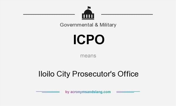 What does ICPO mean? It stands for Iloilo City Prosecutor`s Office