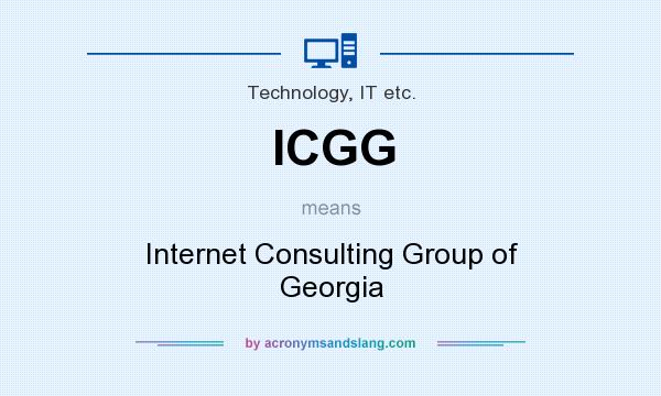 What does ICGG mean? It stands for Internet Consulting Group of Georgia