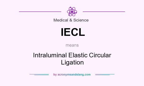 What does IECL mean? It stands for Intraluminal Elastic Circular Ligation