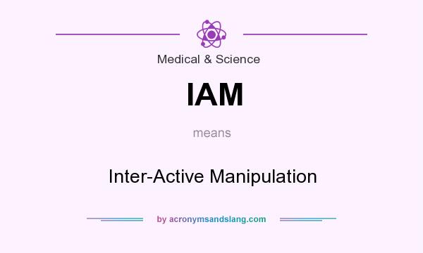 What does IAM mean? It stands for Inter-Active Manipulation