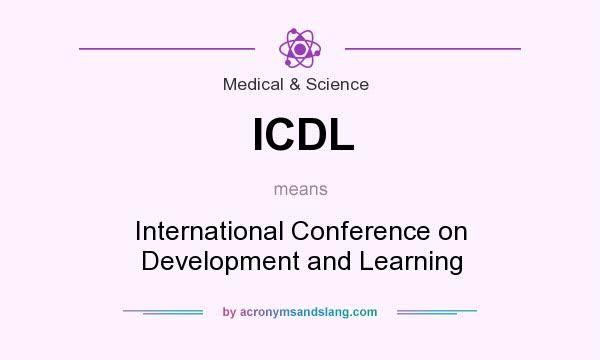 What does ICDL mean? It stands for International Conference on Development and Learning