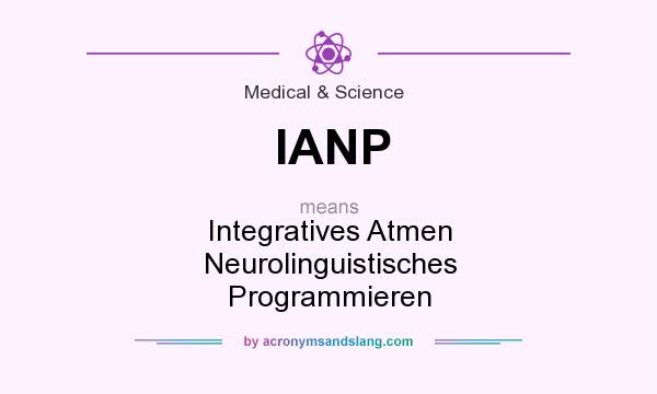 What does IANP mean? It stands for Integratives Atmen Neurolinguistisches Programmieren