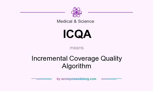 What does ICQA mean? It stands for Incremental Coverage Quality Algorithm