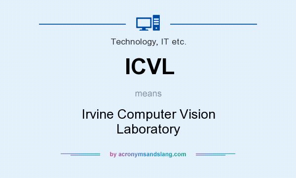 What does ICVL mean? It stands for Irvine Computer Vision Laboratory