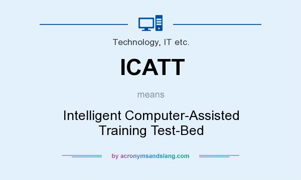 What does ICATT mean? It stands for Intelligent Computer-Assisted Training Test-Bed
