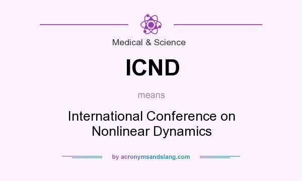 What does ICND mean? It stands for International Conference on Nonlinear Dynamics