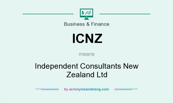 What does ICNZ mean? It stands for Independent Consultants New Zealand Ltd