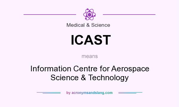What does ICAST mean? It stands for Information Centre for Aerospace Science & Technology