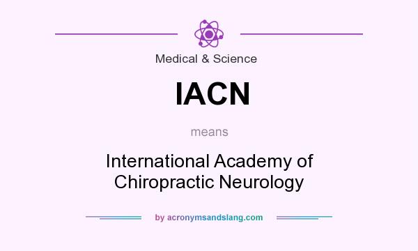 What does IACN mean? It stands for International Academy of Chiropractic Neurology