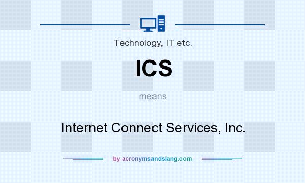 What does ICS mean? It stands for Internet Connect Services, Inc.