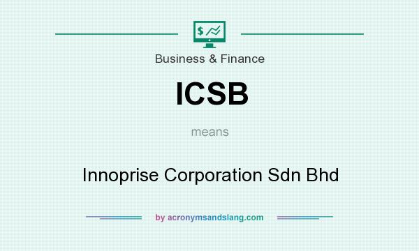 What does ICSB mean? It stands for Innoprise Corporation Sdn Bhd