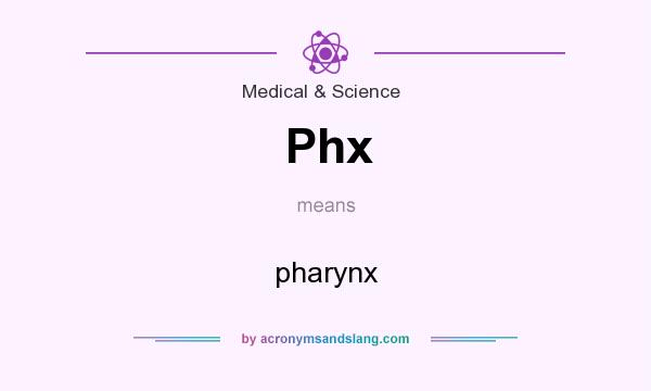 What does Phx mean? It stands for pharynx