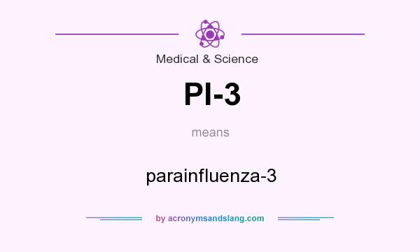 What does PI-3 mean? It stands for parainfluenza-3