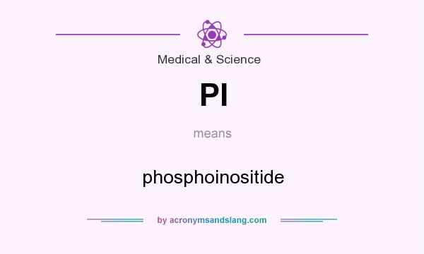 What does PI mean? It stands for phosphoinositide