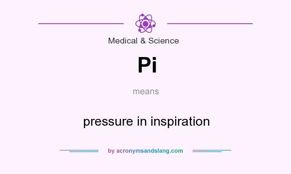 What does Pi mean? It stands for pressure in inspiration
