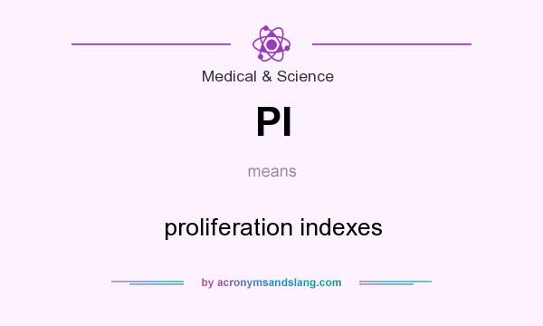 What does PI mean? It stands for proliferation indexes
