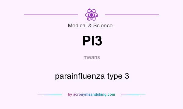 What does PI3 mean? It stands for parainfluenza type 3