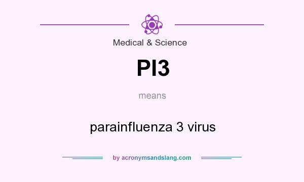 What does PI3 mean? It stands for parainfluenza 3 virus