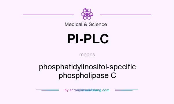 What does PI-PLC mean? It stands for phosphatidylinositol-specific phospholipase C