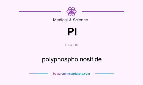 What does PI mean? It stands for polyphosphoinositide