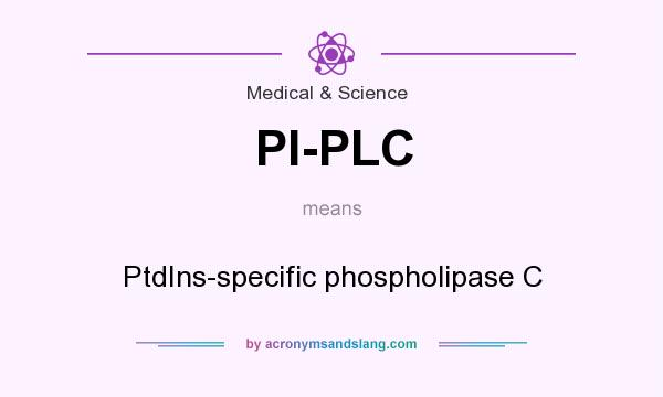 What does PI-PLC mean? It stands for PtdIns-specific phospholipase C