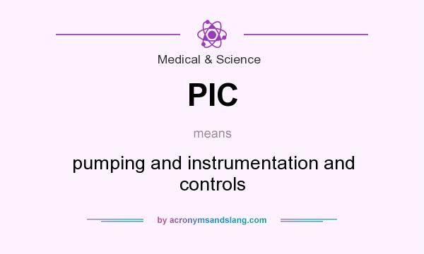 What does PIC mean? It stands for pumping and instrumentation and controls