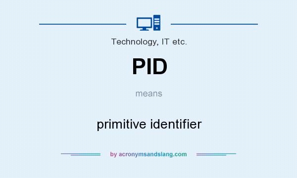 What does PID mean? It stands for primitive identifier
