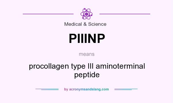 What does PIIINP mean? It stands for procollagen type III aminoterminal peptide
