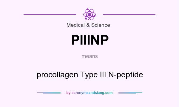 What does PIIINP mean? It stands for procollagen Type III N-peptide