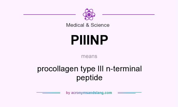 What does PIIINP mean? It stands for procollagen type III n-terminal peptide