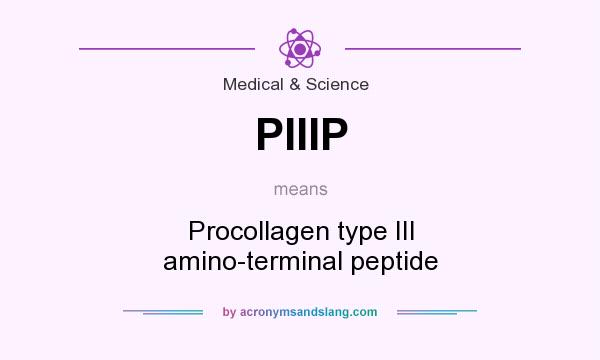 What does PIIIP mean? It stands for Procollagen type III amino-terminal peptide