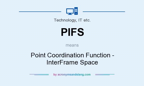 What does PIFS mean? It stands for Point Coordination Function - InterFrame Space