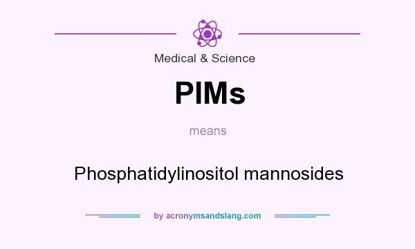 What does PIMs mean? It stands for Phosphatidylinositol mannosides