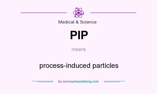 What does PIP mean? It stands for process-induced particles
