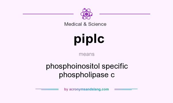 What does piplc mean? It stands for phosphoinositol specific phospholipase c
