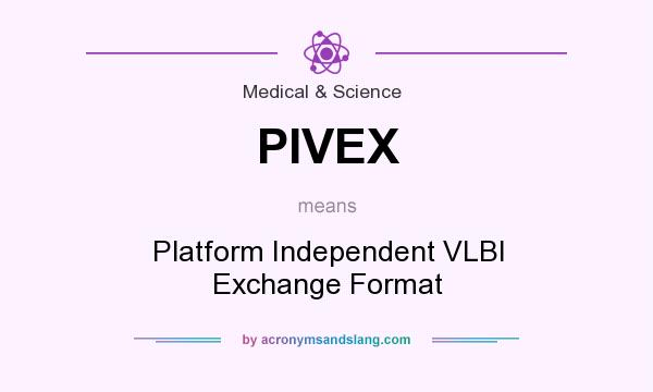 What does PIVEX mean? It stands for Platform Independent VLBI Exchange Format