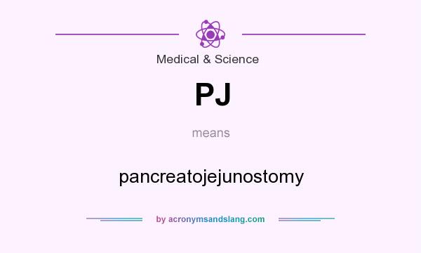 What does PJ mean? It stands for pancreatojejunostomy