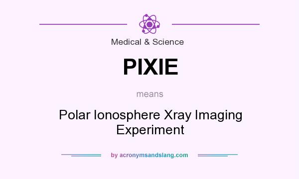 What does PIXIE mean? It stands for Polar Ionosphere Xray Imaging Experiment