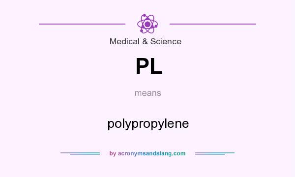 What does PL mean? It stands for polypropylene