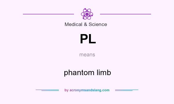 What does PL mean? It stands for phantom limb